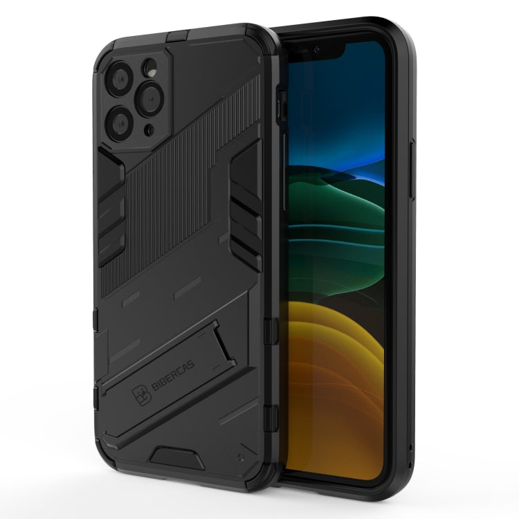 For iPhone 11 Punk Armor 2 in 1 PC + TPU Shockproof Case with Invisible Holder (Black) - iPhone 11 Cases by buy2fix | Online Shopping UK | buy2fix