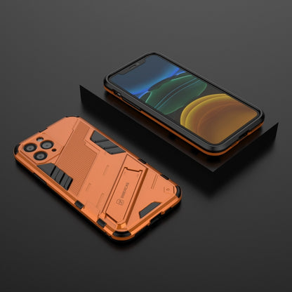 For iPhone 11 Punk Armor 2 in 1 PC + TPU Shockproof Case with Invisible Holder (Orange) - iPhone 11 Cases by buy2fix | Online Shopping UK | buy2fix