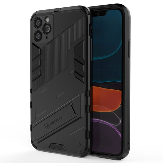 For iPhone 11 Pro Max Punk Armor 2 in 1 PC + TPU Shockproof Case with Invisible Holder (Black) - iPhone 11 Pro Max Cases by buy2fix | Online Shopping UK | buy2fix