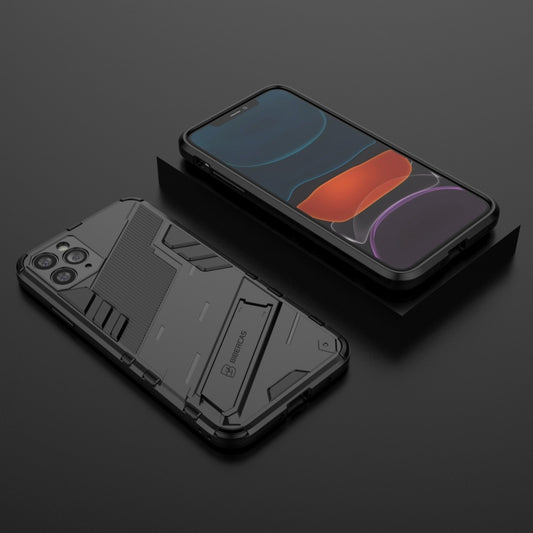 For iPhone 11 Pro Max Punk Armor 2 in 1 PC + TPU Shockproof Case with Invisible Holder (Black) - iPhone 11 Pro Max Cases by buy2fix | Online Shopping UK | buy2fix