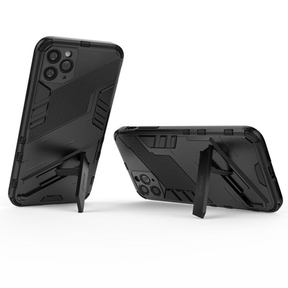 For iPhone 11 Pro Max Punk Armor 2 in 1 PC + TPU Shockproof Case with Invisible Holder (Black) - iPhone 11 Pro Max Cases by buy2fix | Online Shopping UK | buy2fix
