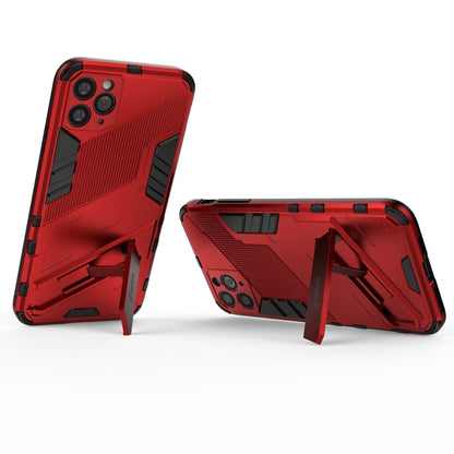 For iPhone 11 Pro Max Punk Armor 2 in 1 PC + TPU Shockproof Case with Invisible Holder (Red) - iPhone 11 Pro Max Cases by buy2fix | Online Shopping UK | buy2fix