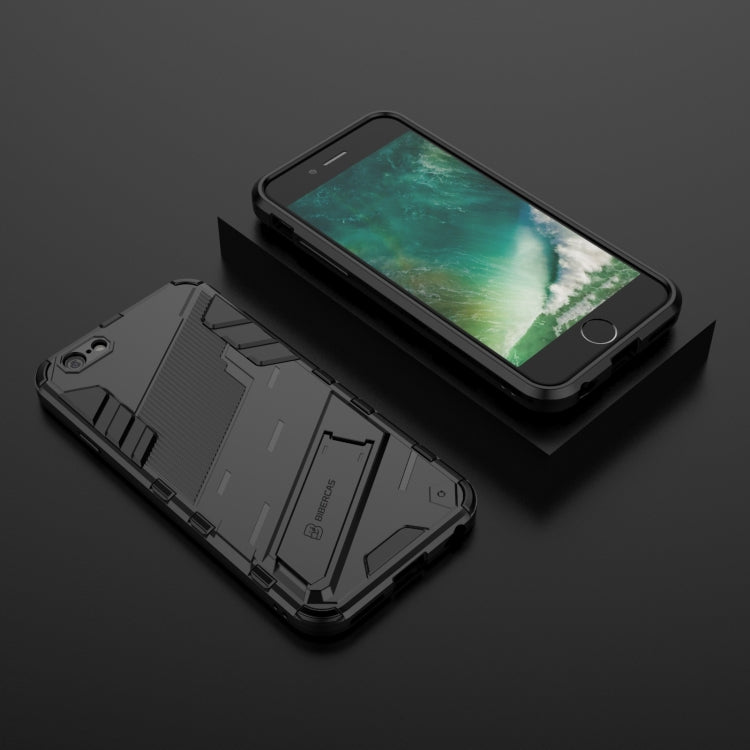 Punk Armor 2 in 1 PC + TPU Shockproof Case with Invisible Holder For iPhone 6 & 6s(Black) - More iPhone Cases by buy2fix | Online Shopping UK | buy2fix