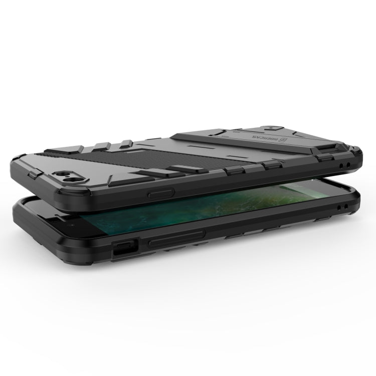 Punk Armor 2 in 1 PC + TPU Shockproof Case with Invisible Holder For iPhone 6 & 6s(Black) - More iPhone Cases by buy2fix | Online Shopping UK | buy2fix
