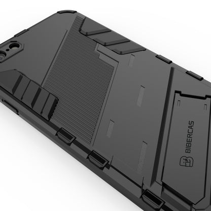 Punk Armor 2 in 1 PC + TPU Shockproof Case with Invisible Holder For iPhone 6 & 6s(Black) - More iPhone Cases by buy2fix | Online Shopping UK | buy2fix