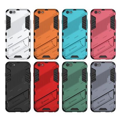 Punk Armor 2 in 1 PC + TPU Shockproof Case with Invisible Holder For iPhone 6 & 6s(Red) - More iPhone Cases by buy2fix | Online Shopping UK | buy2fix