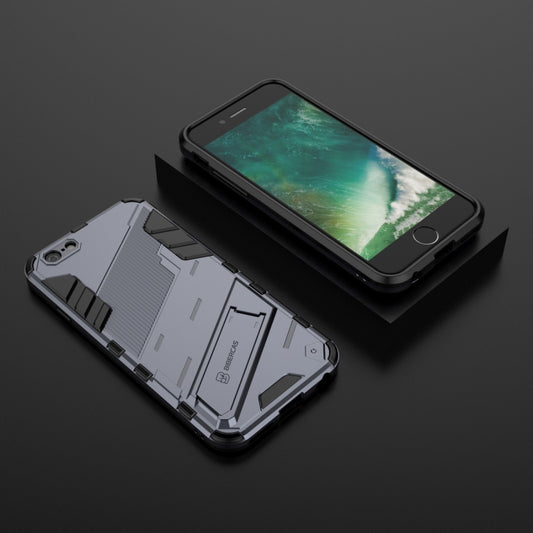 Punk Armor 2 in 1 PC + TPU Shockproof Case with Invisible Holder For iPhone 6 & 6s(Grey) - More iPhone Cases by buy2fix | Online Shopping UK | buy2fix