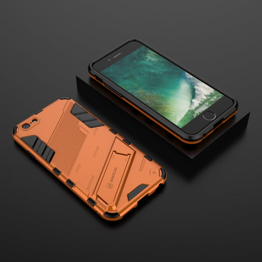 Punk Armor 2 in 1 PC + TPU Shockproof Case with Invisible Holder For iPhone 6 & 6s(Orange) - More iPhone Cases by buy2fix | Online Shopping UK | buy2fix