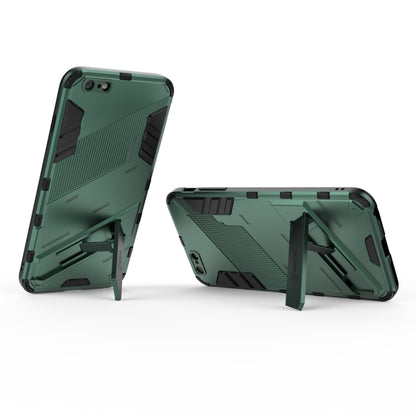 Punk Armor 2 in 1 PC + TPU Shockproof Case with Invisible Holder For iPhone 6 Plus & 6s  Plus(Green) - More iPhone Cases by buy2fix | Online Shopping UK | buy2fix