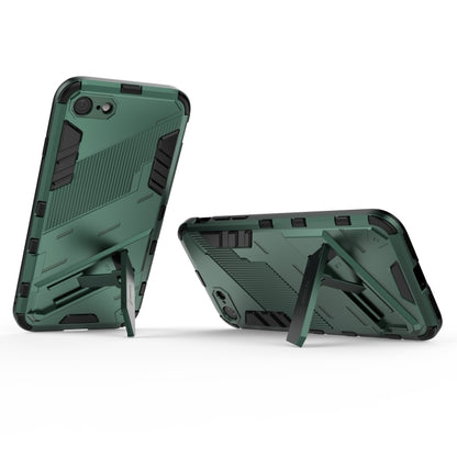 Punk Armor 2 in 1 PC + TPU Shockproof Case with Invisible Holder For iPhone 7 & 8(Green) - More iPhone Cases by buy2fix | Online Shopping UK | buy2fix