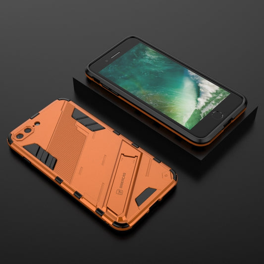 Punk Armor 2 in 1 PC + TPU Shockproof Case with Invisible Holder For iPhone 7 Plus & 8  Plus(Orange) - More iPhone Cases by buy2fix | Online Shopping UK | buy2fix