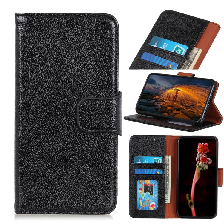 For Motorola Moto G30 Nappa Texture Horizontal Flip Leather Case with Holder & Card Slots & Wallet(Black) - Motorola Cases by buy2fix | Online Shopping UK | buy2fix