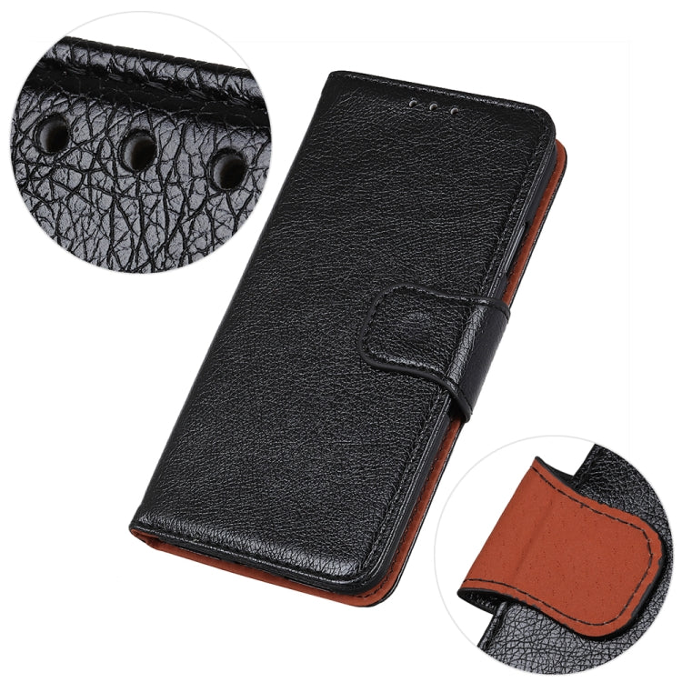 For Motorola Moto G30 Nappa Texture Horizontal Flip Leather Case with Holder & Card Slots & Wallet(Black) - Motorola Cases by buy2fix | Online Shopping UK | buy2fix