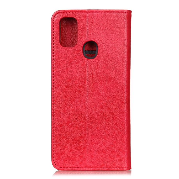 For Motorola Moto G30 / G20 / G10 4G / Lenovo K13 Pro / K13 Note Magnetic Crazy Horse Texture Horizontal Flip Leather Case with Holder & Card Slots & Wallet(Red) - Motorola Cases by buy2fix | Online Shopping UK | buy2fix