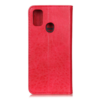 For Motorola Moto G30 / G20 / G10 4G / Lenovo K13 Pro / K13 Note Magnetic Crazy Horse Texture Horizontal Flip Leather Case with Holder & Card Slots & Wallet(Red) - Motorola Cases by buy2fix | Online Shopping UK | buy2fix