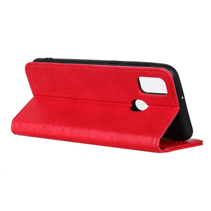 For Motorola Moto G30 / G20 / G10 4G / Lenovo K13 Pro / K13 Note Magnetic Crazy Horse Texture Horizontal Flip Leather Case with Holder & Card Slots & Wallet(Red) - Motorola Cases by buy2fix | Online Shopping UK | buy2fix