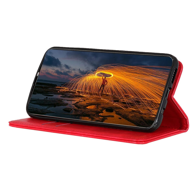 For Motorola Moto G30 / G20 / G10 4G / Lenovo K13 Pro / K13 Note Magnetic Crazy Horse Texture Horizontal Flip Leather Case with Holder & Card Slots & Wallet(Red) - Motorola Cases by buy2fix | Online Shopping UK | buy2fix