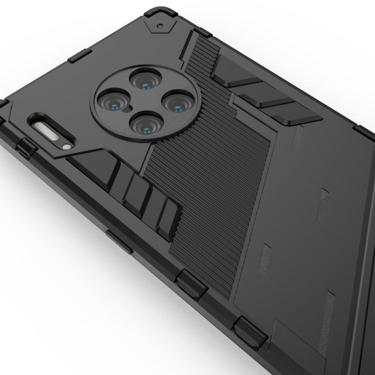 For Huawei Mate 40 Pro Punk Armor 2 in 1 PC + TPU Shockproof Case with Invisible Holder(Orange) - Huawei Cases by buy2fix | Online Shopping UK | buy2fix