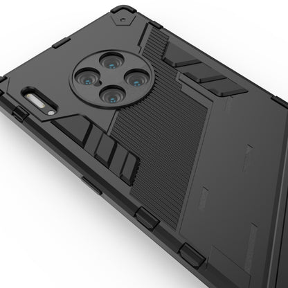 For Huawei Mate 40 Pro Punk Armor 2 in 1 PC + TPU Shockproof Case with Invisible Holder(Orange) - Huawei Cases by buy2fix | Online Shopping UK | buy2fix