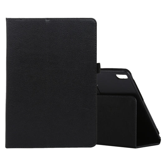 For Lenovo Smart Tab M10 / P10 10.1 inch Litchi Texture Solid Color Horizontal Flip Leather Case with Holder & Pen Slot(Black) - Lenovo by buy2fix | Online Shopping UK | buy2fix