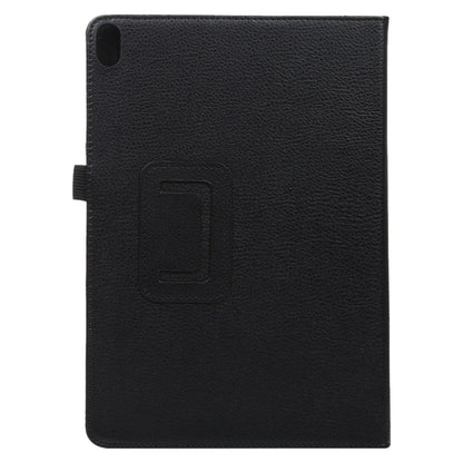 For Lenovo Smart Tab M10 / P10 10.1 inch Litchi Texture Solid Color Horizontal Flip Leather Case with Holder & Pen Slot(Black) - Lenovo by buy2fix | Online Shopping UK | buy2fix