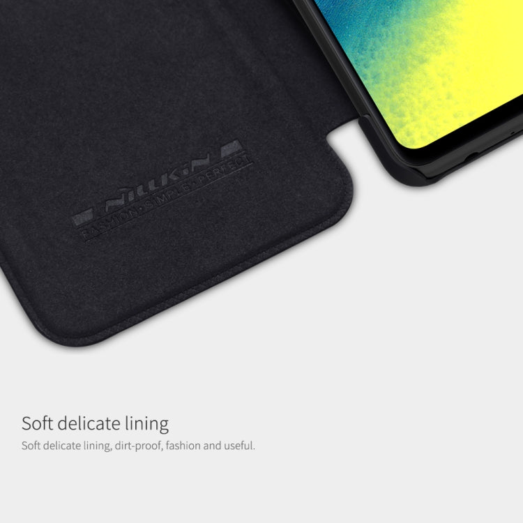 For Samsung Galaxy A32 5G NILLKIN QIN Series Crazy Horse Texture Horizontal Flip Leather Case with Card Slot(Brown) - Galaxy Phone Cases by NILLKIN | Online Shopping UK | buy2fix