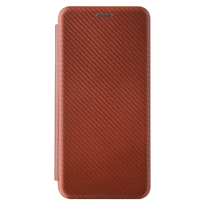 For Motorola Moto G30 / G10 Carbon Fiber Texture Horizontal Flip TPU + PC + PU Leather Case with Card Slot(Brown) - Motorola Cases by buy2fix | Online Shopping UK | buy2fix