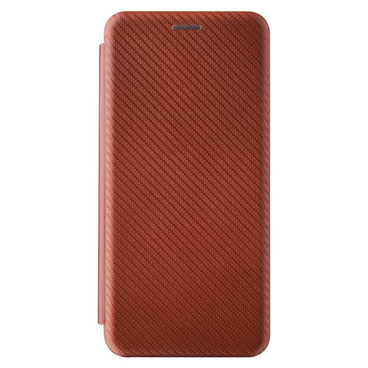 For Motorola Moto G30 / G10 Carbon Fiber Texture Horizontal Flip TPU + PC + PU Leather Case with Card Slot(Brown) - Motorola Cases by buy2fix | Online Shopping UK | buy2fix