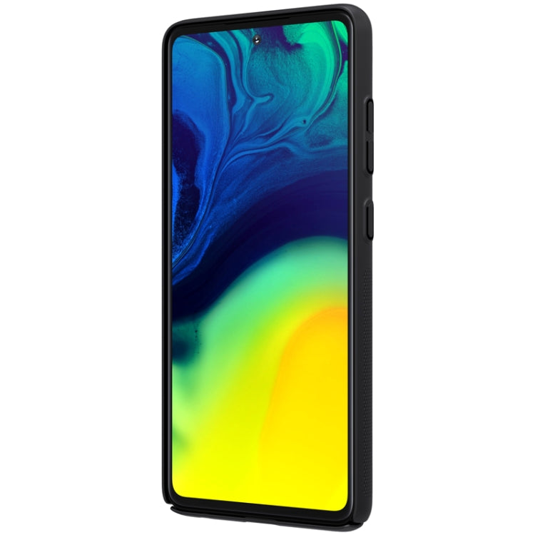 For Samsung Galaxy A52 5G NILLKIN Frosted Concave-convex Texture PC Protective Case(Black) - Galaxy Phone Cases by NILLKIN | Online Shopping UK | buy2fix