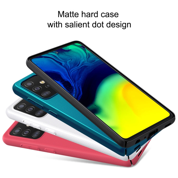 For Samsung Galaxy A52 5G NILLKIN Frosted Concave-convex Texture PC Protective Case(Black) - Galaxy Phone Cases by NILLKIN | Online Shopping UK | buy2fix