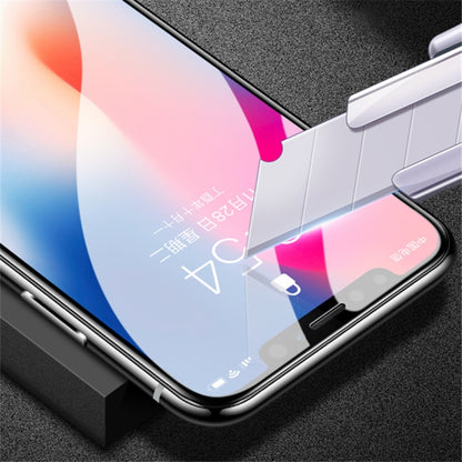 For iPhone 12 / 12 Pro 9H 5D Full Glue Full Screen Tempered Glass Film(Black) - iPhone 12 / 12 Pro Tempered Glass by buy2fix | Online Shopping UK | buy2fix