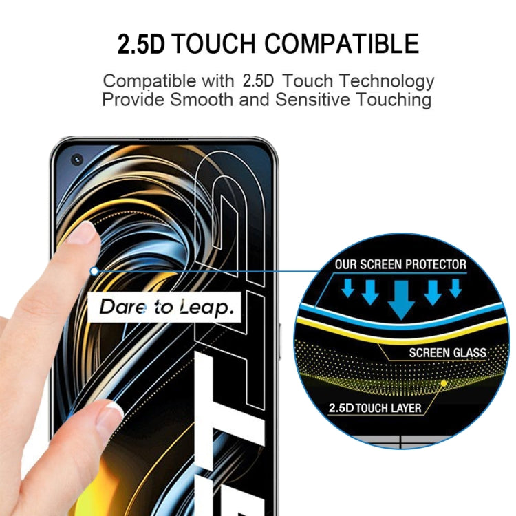 For OPPO Realme GT 5G / Realme GT Master Full Glue Full Screen Tempered Glass Film - Realme Tempered Glass by buy2fix | Online Shopping UK | buy2fix