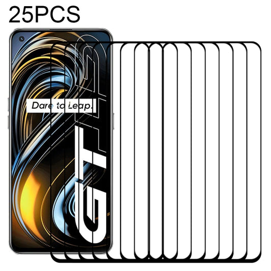 For OPPO Realme GT 5G / Realme GT Master 25 PCS Full Glue Full Screen Tempered Glass Film - Realme Tempered Glass by buy2fix | Online Shopping UK | buy2fix