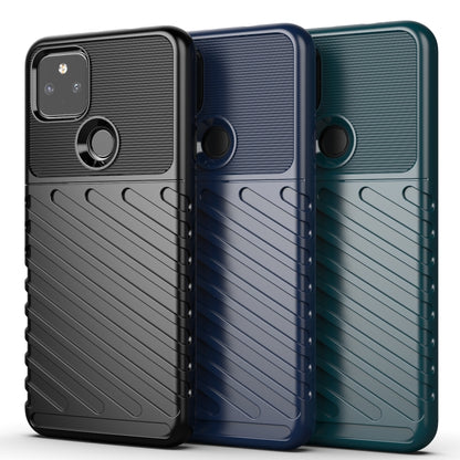 For Google Pixel 5A Thunderbolt Shockproof TPU Protective Soft Case(Black) - Google Cases by buy2fix | Online Shopping UK | buy2fix