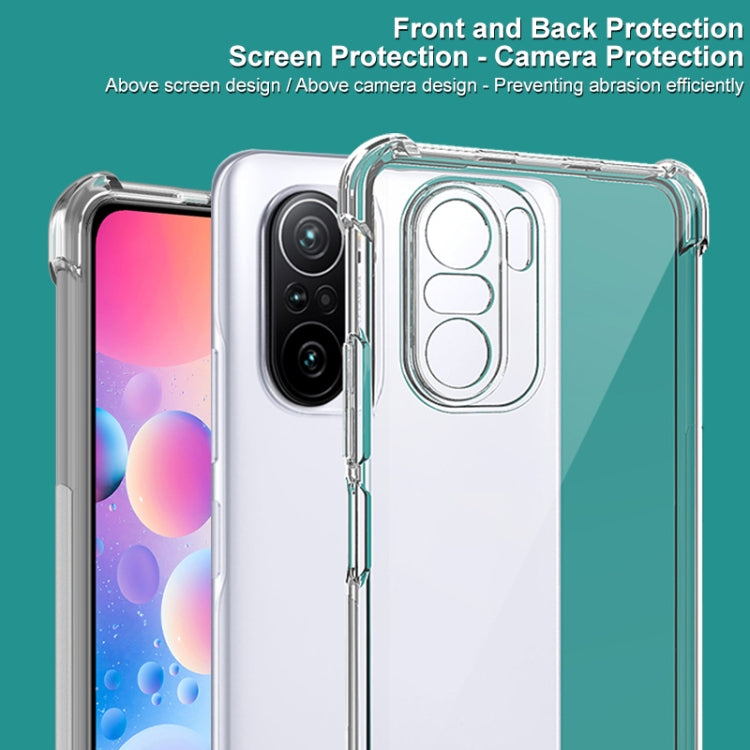 For Xiaomi Redmi K40 / K40 Pro / K40 Pro+ IMAK All Coverage Shockproof Airbag TPU Case(Transparent) - Xiaomi Cases by imak | Online Shopping UK | buy2fix