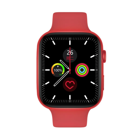 DW35PRO 1.75 inch Color Screen IPX7 Waterproof Smart Watch, Support Bluetooth Answer & Reject / Sleep Monitoring / Heart Rate Monitoring, Style: Silicone Strap(Red) by buy2fix
