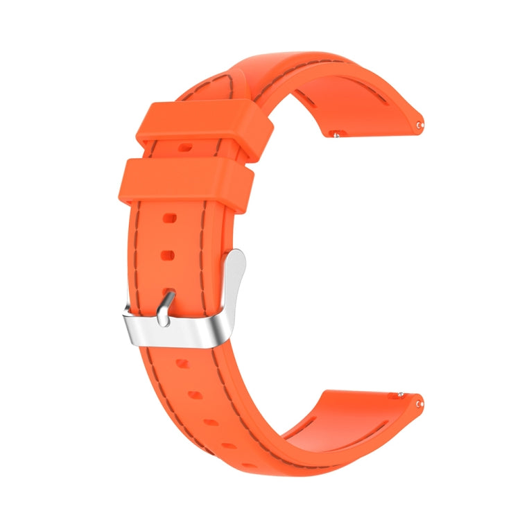 For Samsung Galaxy Watch 3 45mm / Gear S3 22mm Silicone Watch Band(Orange) - Watch Bands by buy2fix | Online Shopping UK | buy2fix