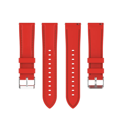 For Samsung Galaxy Watch 3 45mm / Gear S3 22mm Silicone Watch Band(Red) - Watch Bands by buy2fix | Online Shopping UK | buy2fix