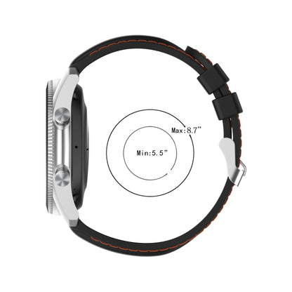 For Samsung Galaxy Watch 3 45mm / Gear S3 22mm Silicone Watch Band(Brown) - Watch Bands by buy2fix | Online Shopping UK | buy2fix
