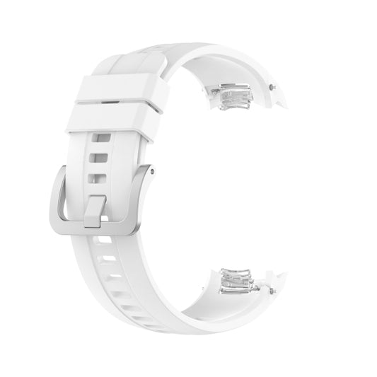 For Huawei Honor Watch GS Pro Silicone Watch Band, Size: One Size(White) - Watch Bands by buy2fix | Online Shopping UK | buy2fix