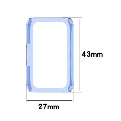 For Huawei Honor Band 6 Half Coverage PC Protective Case(Transparent White) by buy2fix