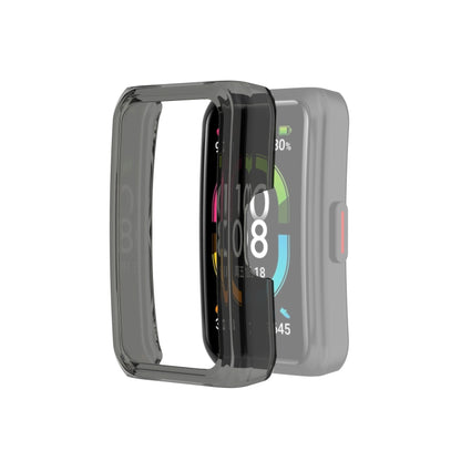 For Huawei Honor Band 6 Half Coverage PC Protective Case(Transparent Black) by buy2fix