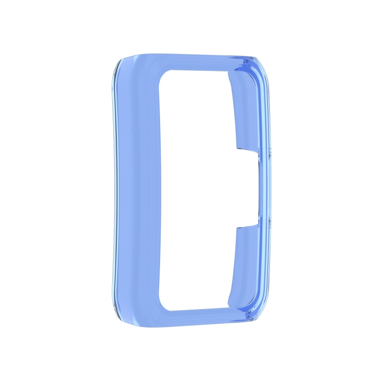 For Huawei Honor Band 6 Half Coverage PC Protective Case(Transparent Blue) by buy2fix