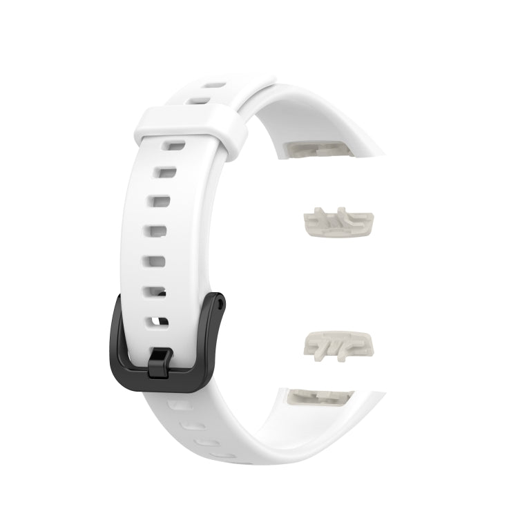 For Huawei Honor Band 6 TPU Watch Band, Size: One Size(White) by buy2fix