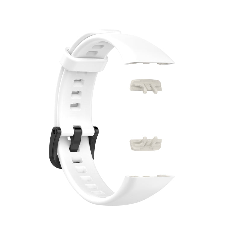 For Huawei Honor Band 6 TPU Watch Band, Size: One Size(White) by buy2fix