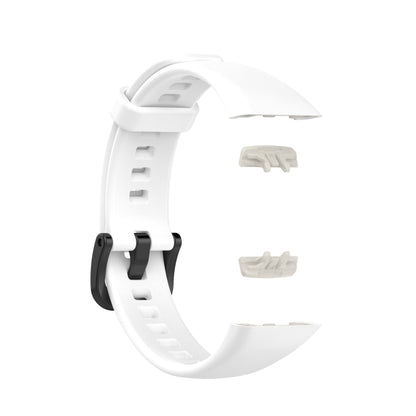 For Huawei Honor Band 6 TPU Watch Band, Size: One Size(White) by buy2fix
