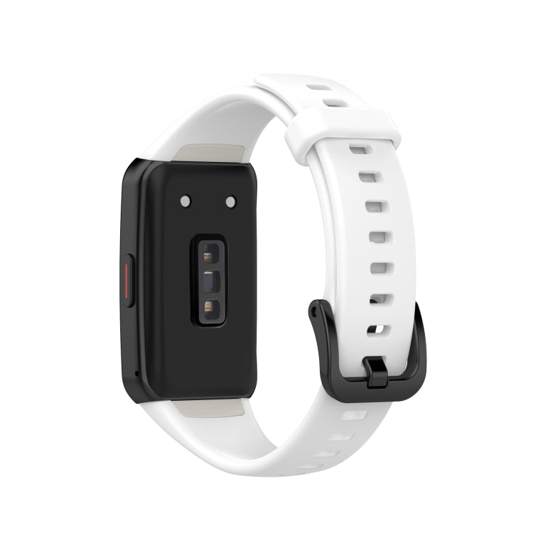 For Huawei Honor Band 6 TPU Watch Band, Size: One Size(White) by buy2fix