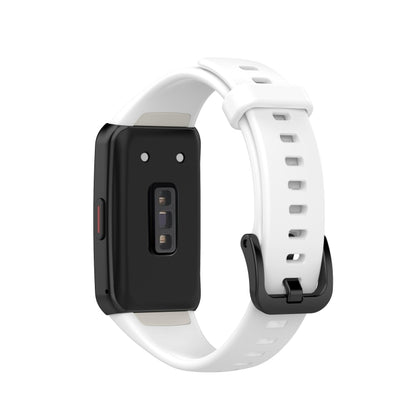 For Huawei Honor Band 6 TPU Watch Band, Size: One Size(White) by buy2fix