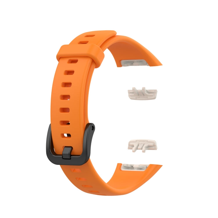 For Huawei Honor Band 6 TPU Watch Band, Size: One Size(Orange) by buy2fix