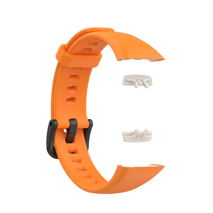 For Huawei Honor Band 6 TPU Watch Band, Size: One Size(Orange) by buy2fix
